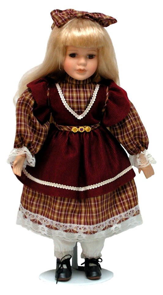 Porcelain doll toy old toy