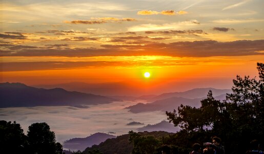 Huai nam dang chiang mai thailand sunrise photo
