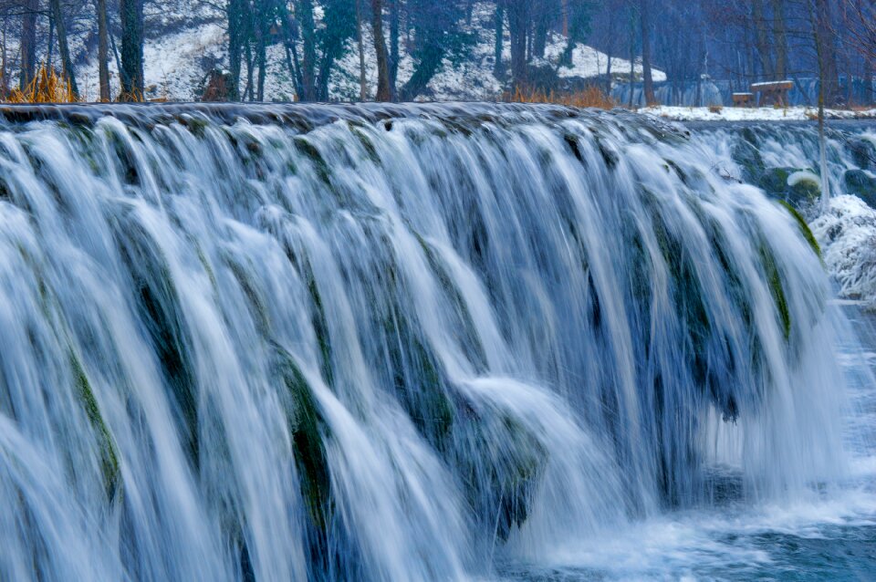 Cold winter stream