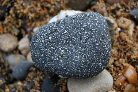 Sand rocks zen photo