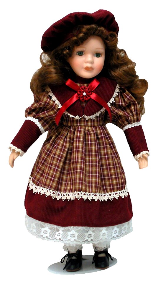 Porcelain doll toy old toy