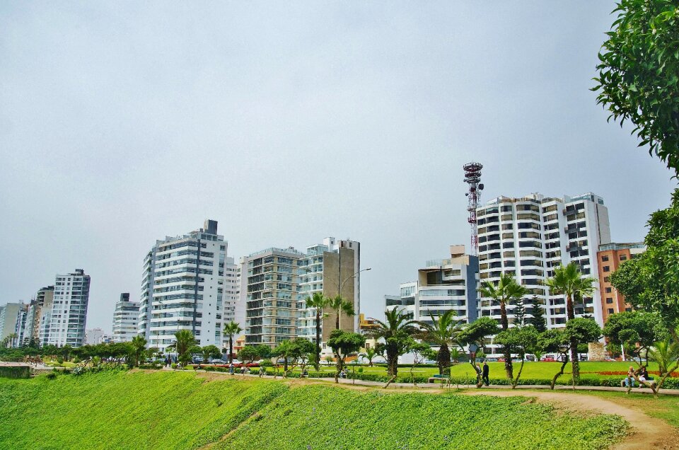 Miraflores cliff buildings