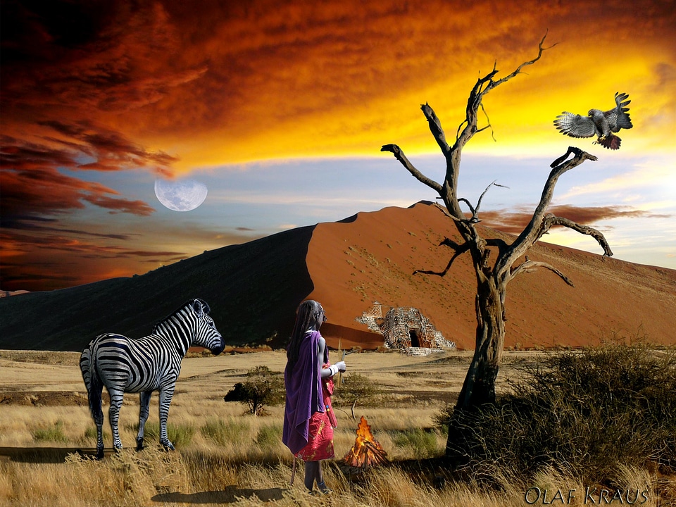 Woman namibia kenya