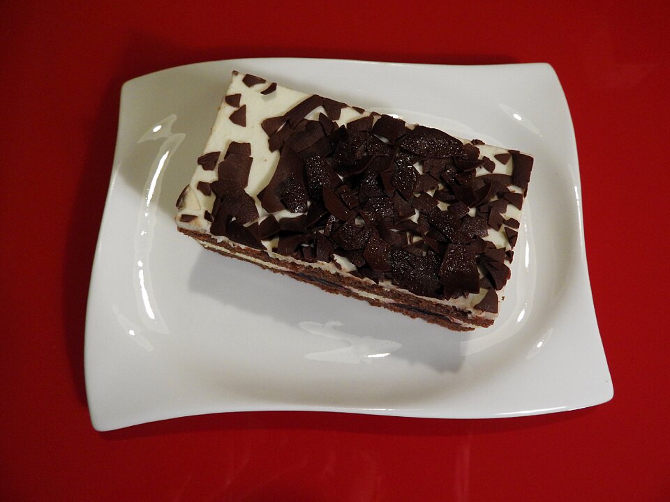 Black forest cake dessert chocolate chips