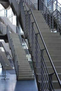 Lanxess arena interior stairs photo