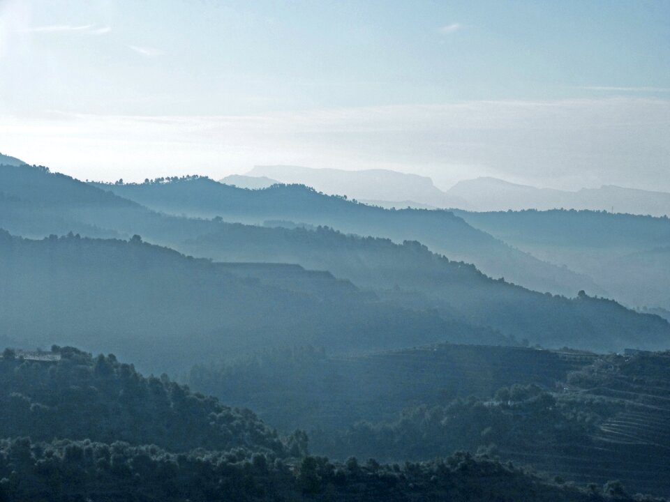 Contrasts landscape blur