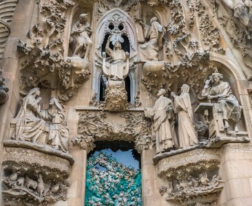 Barcelona architecture church photo