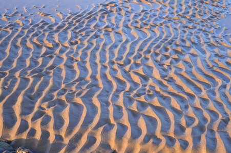 Wave textured landscape