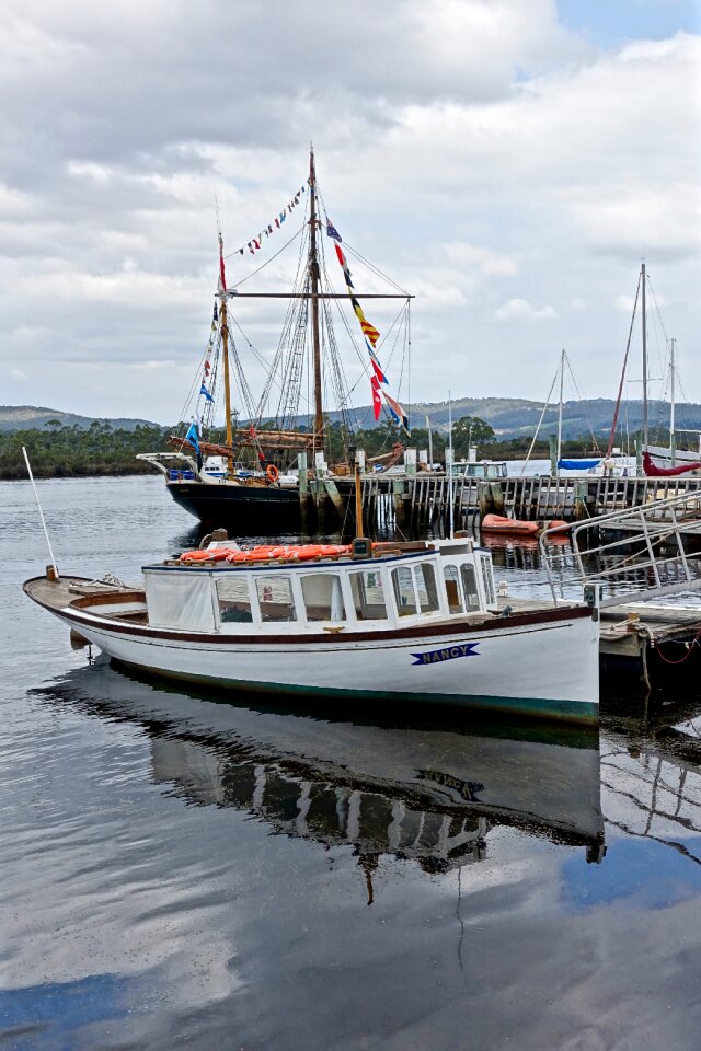 Nautical sailing ships transport