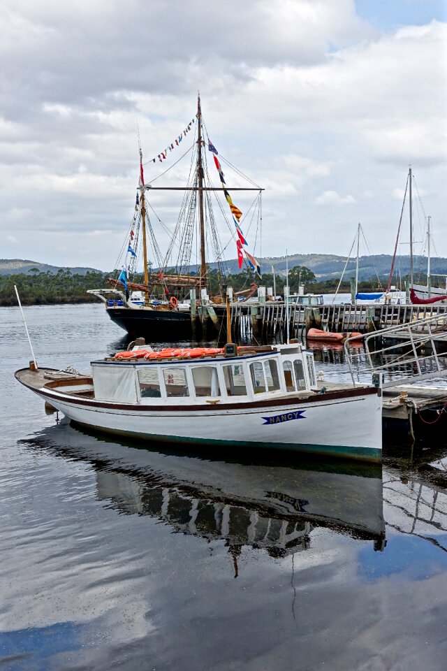 Nautical sailing ships transport photo