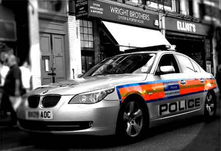 Police car cop law photo