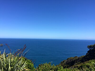 New zealand the scenery the pacific ocean photo