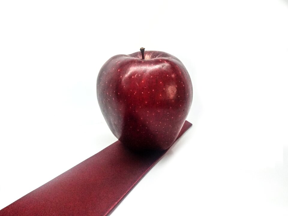 White background white red