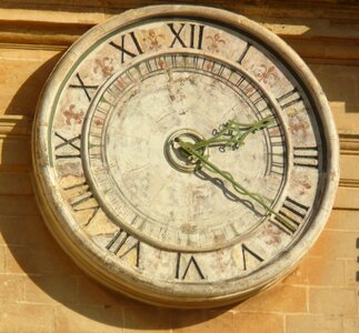 Old malta time indicating photo