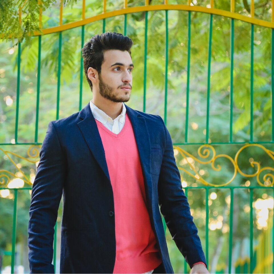 Male young pink shirt