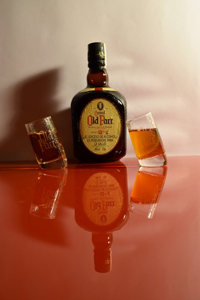 Liquor highlights bottle