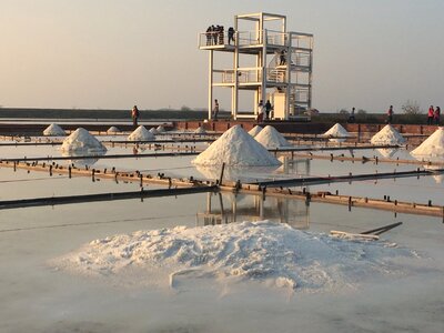 Tainan tsai foot salt wells yantian sunset