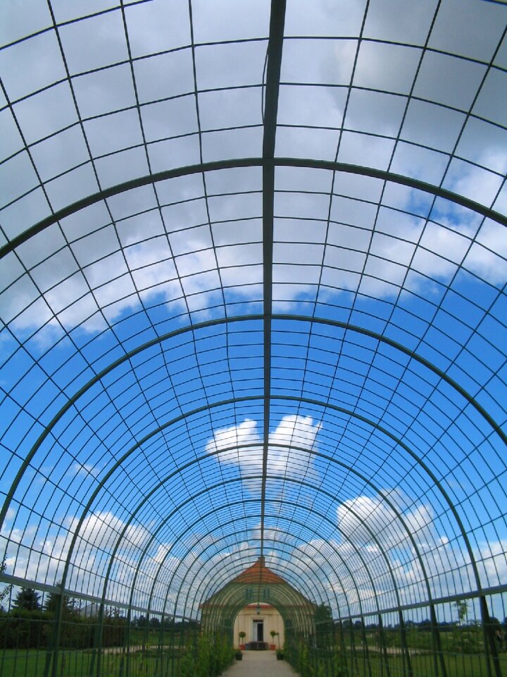 Nature circle blue