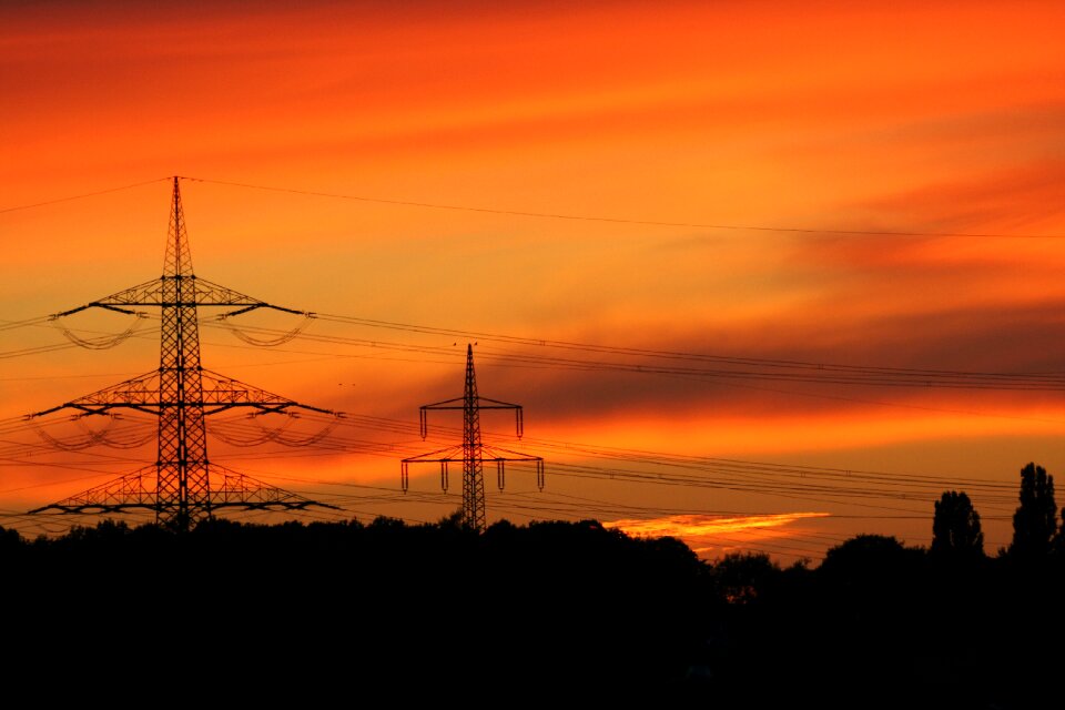 Afterglow mood sunset
