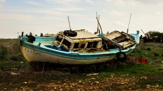 Wreck rusty old photo