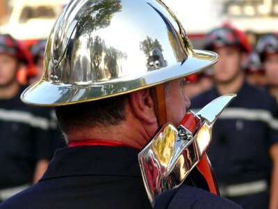 Helmet firefighter fire photo