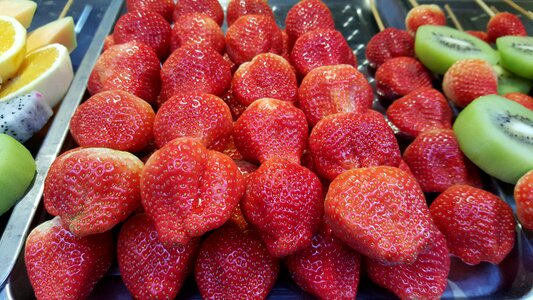 Food fresh strawberries