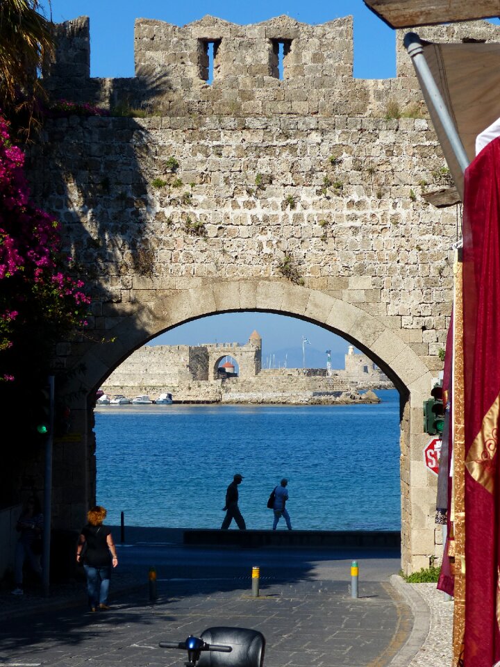 Rhodes port building