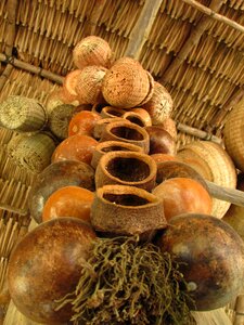 Handmade scores straw baskets
