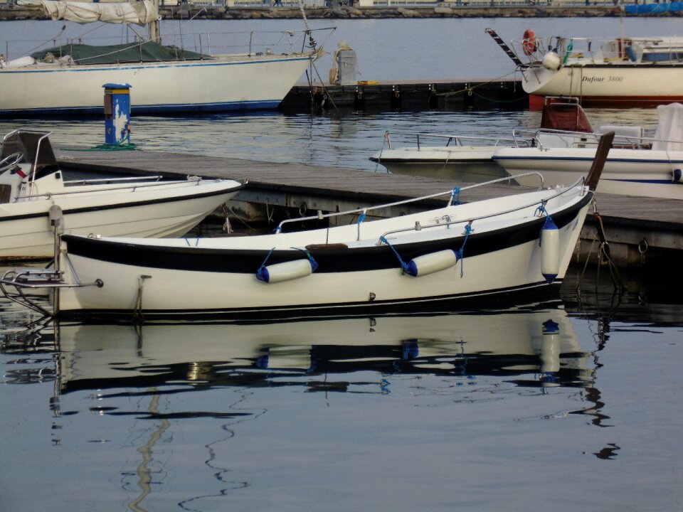 White blue water