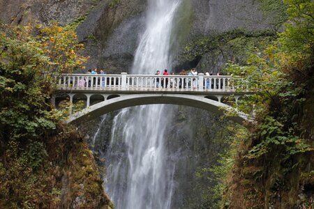 Bridge waterfall