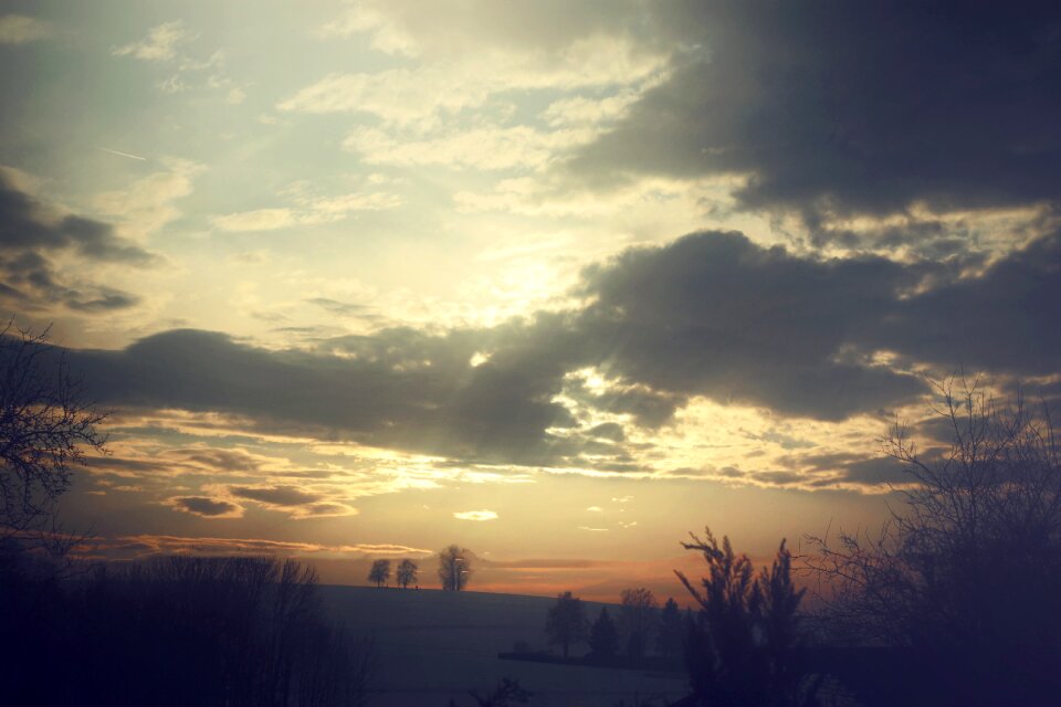 Clouds abendstimmung evening sky