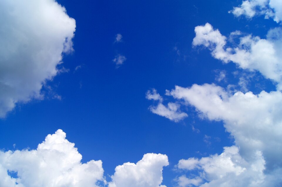 Cloud sky blue nature