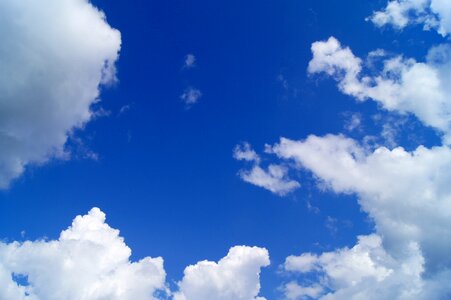 Cloud sky blue nature photo