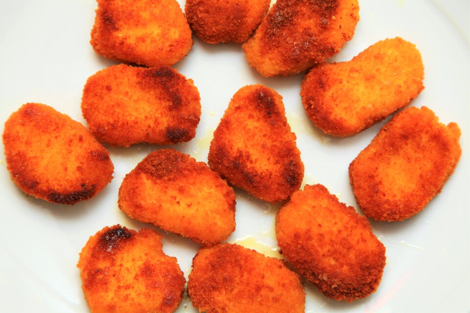 Vegetable nuggets panade nuggets