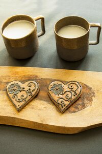 Gingerbread cakes milk