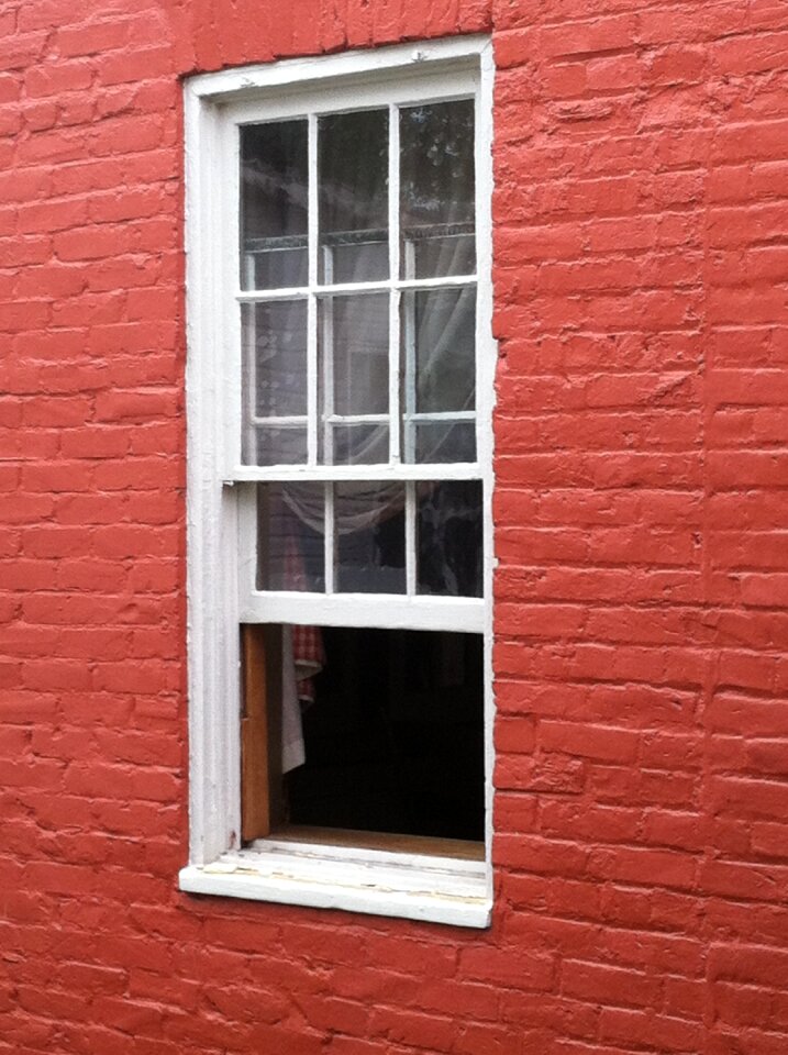 Open window house old