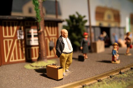 Miniature wait luggage