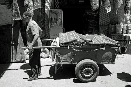 Black and white marrakesh