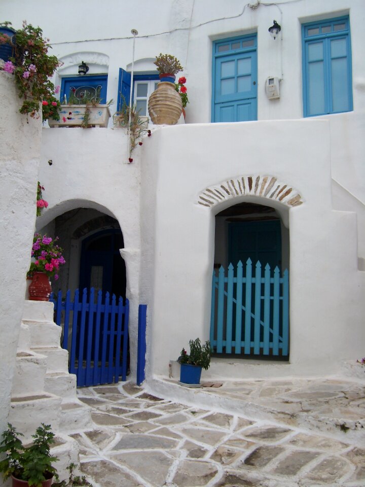 Blue holiday island
