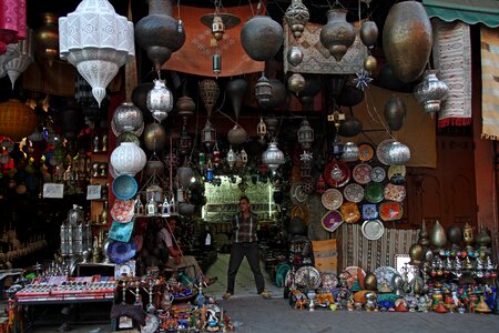 Shop marrakesh bazaar photo