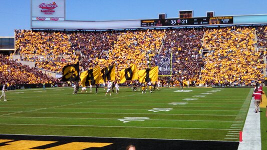 Iowa city football black