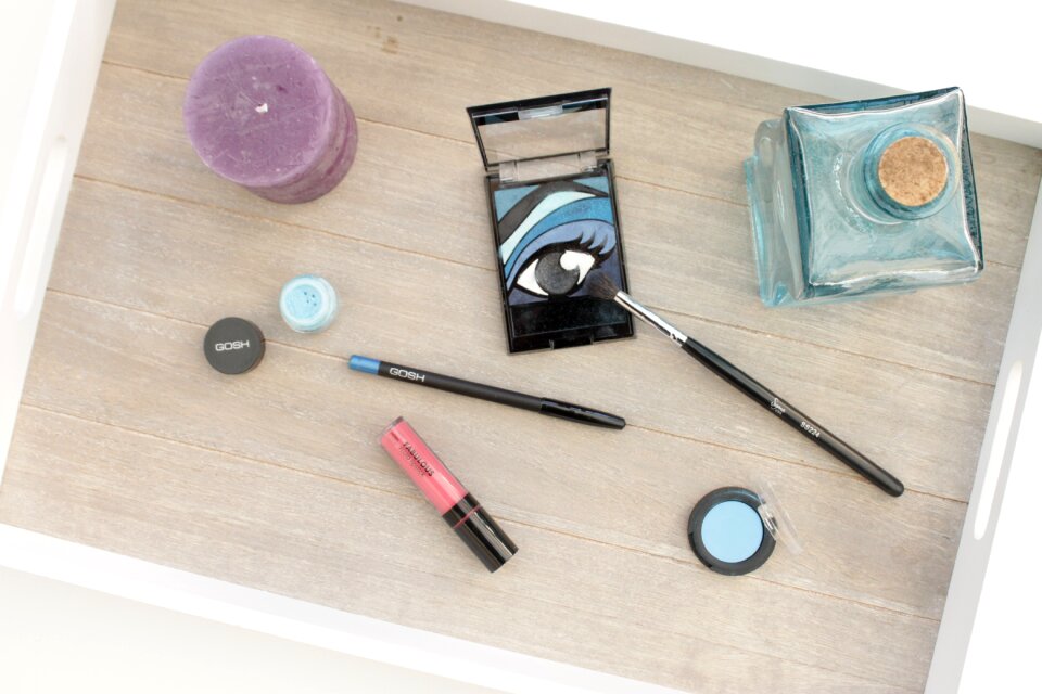Candles lipstick blue