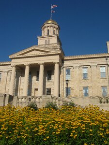 Iowa city old capitol architecture