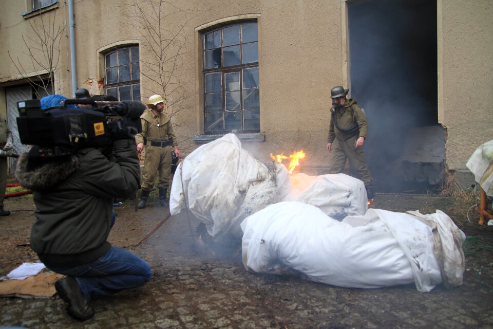 Fire filmdreh camera
