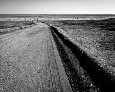 Isolated country road adventure