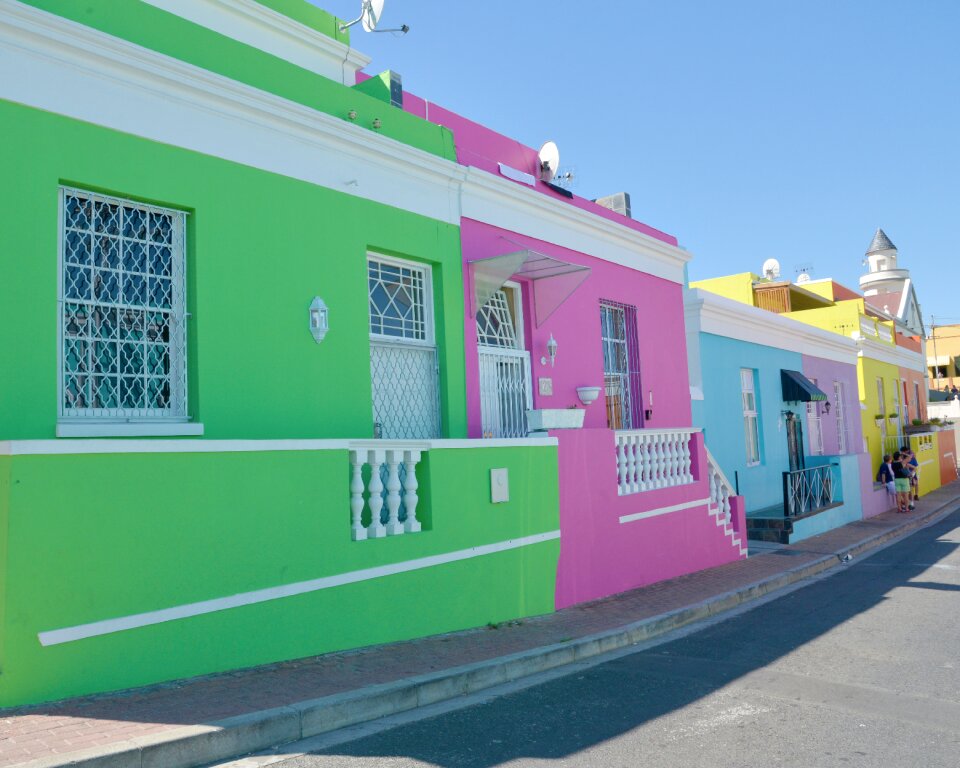 Cape town table mountain bo-kaaps