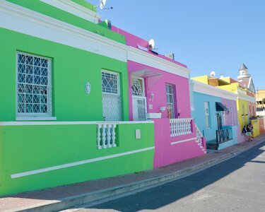 Cape town table mountain bo-kaaps