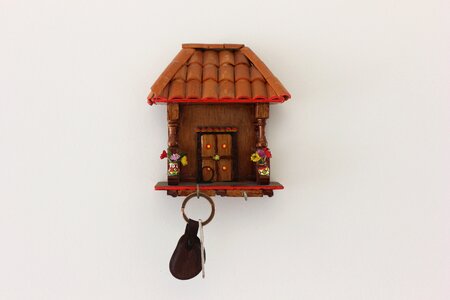 Crafts keychain house