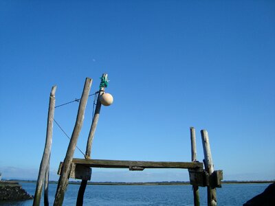 Portugal wooden pier hand made