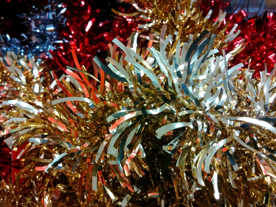 Festive glittery xmas